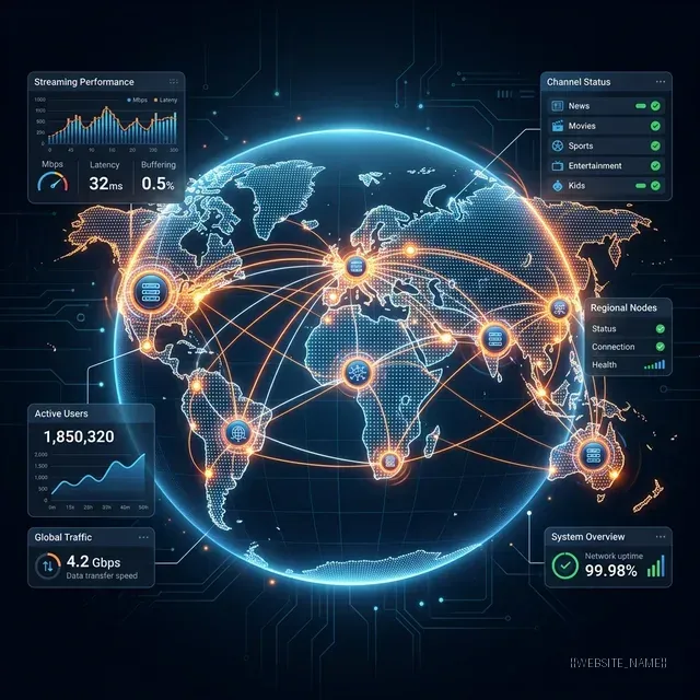Greek IPTV Global IPTV Streaming Network — Server Infrastructure for Resellers